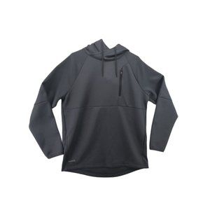 RUSSELL Sweatshirt Men's Long Sleeve Hooded High Neck Pullover Drawstring Gray M